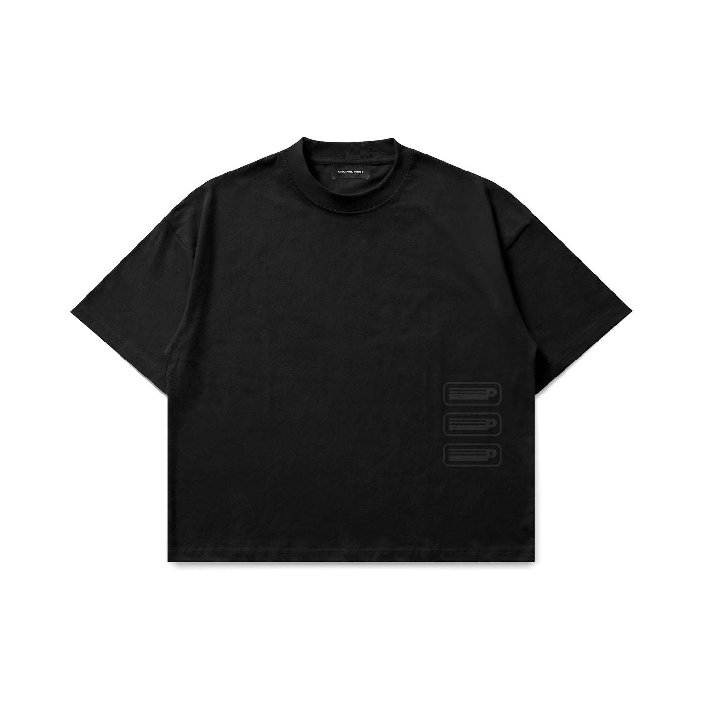 Stealth Faded Black Heavy Tee