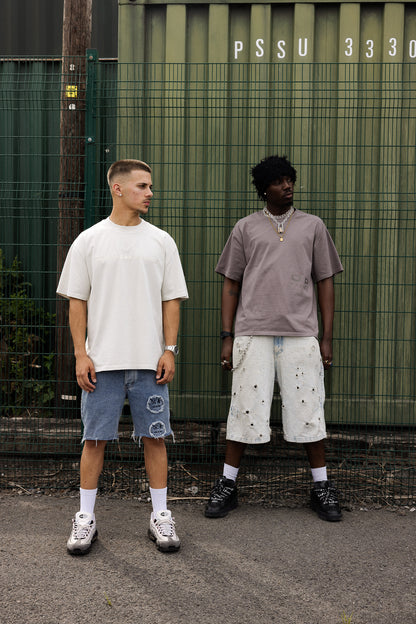 Faded Grey Heavy Tee
