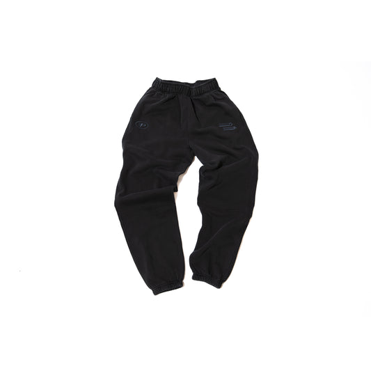 Stealth Embroidery Joggers Faded Black