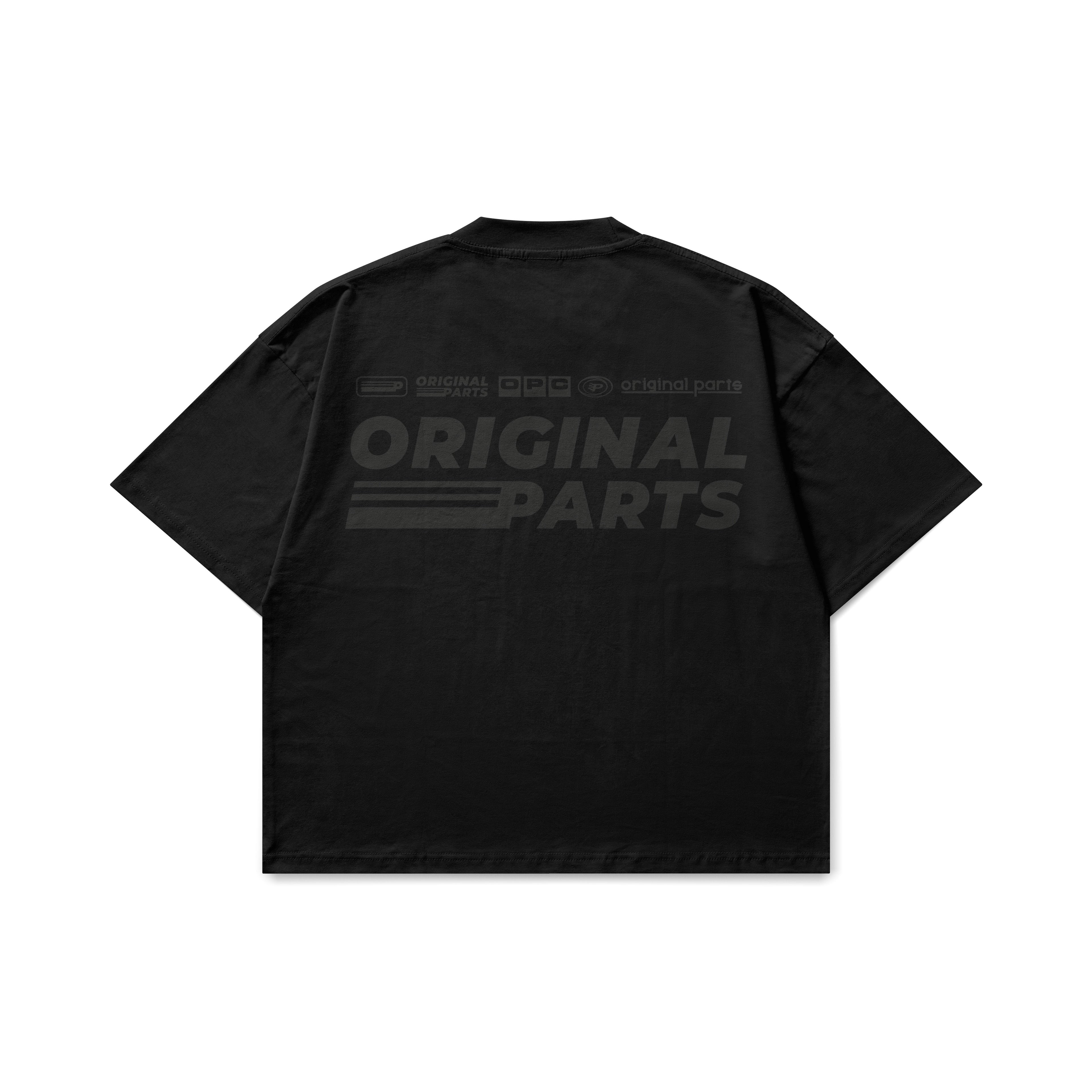 Stealth Faded Black Heavy Tee